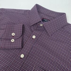 UNTUCKit Long Sleeve Red Plaid Performance Button Shirt Men's Small S